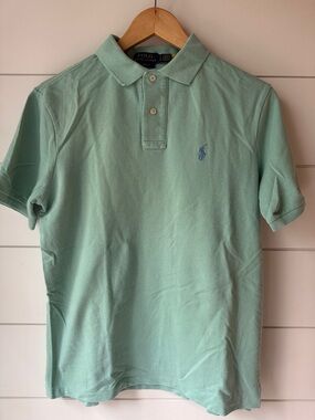 Polo by Ralph Lauren Light Green Polo The Iconic Mesh Polo Shirt. Men’s Small.